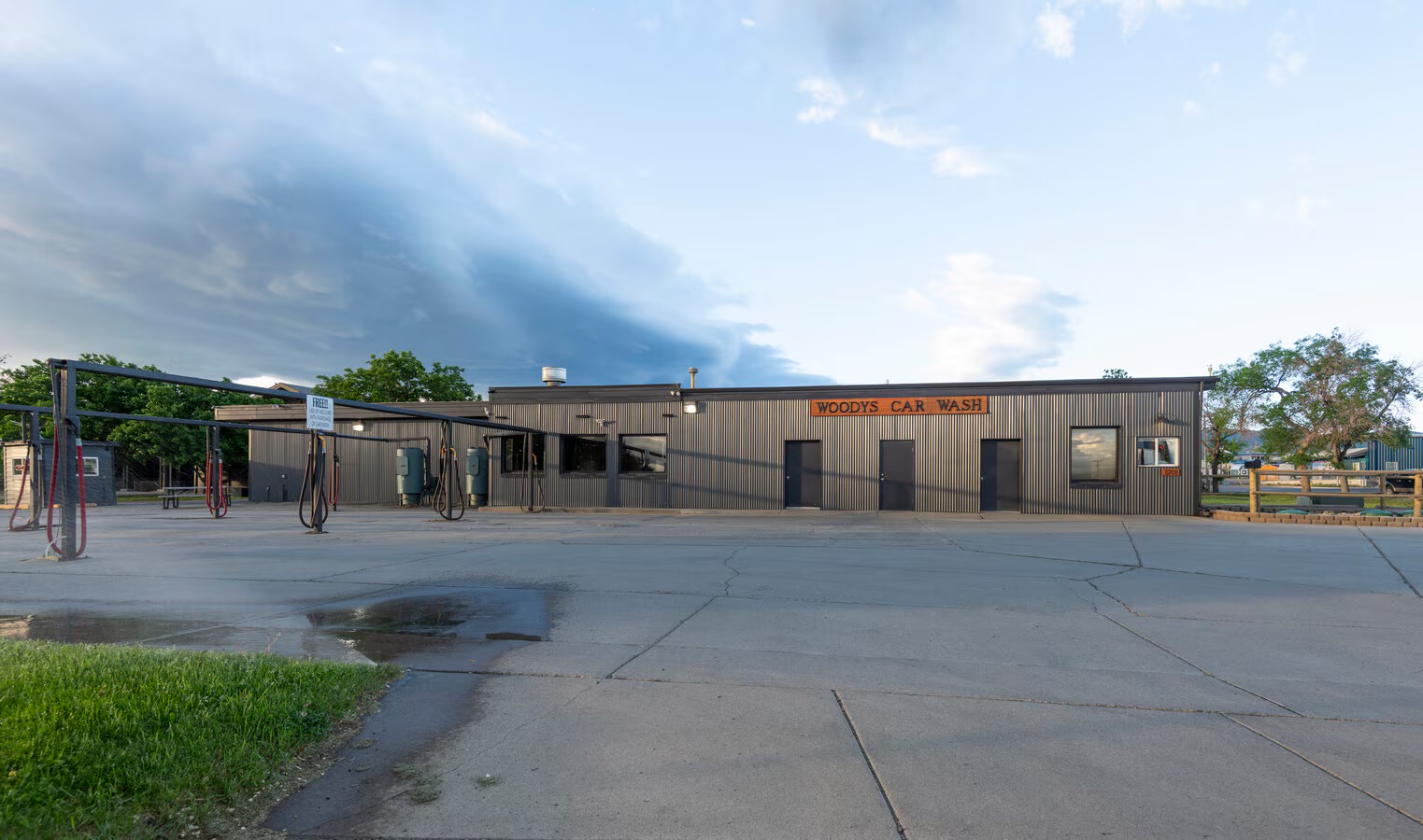 Woody's Car Wash exterior in Helena, Montana